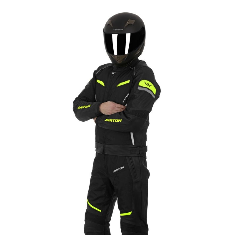 Férfi overall Ayrton Optimus fekete-fluo sárga eladás kiárusítás