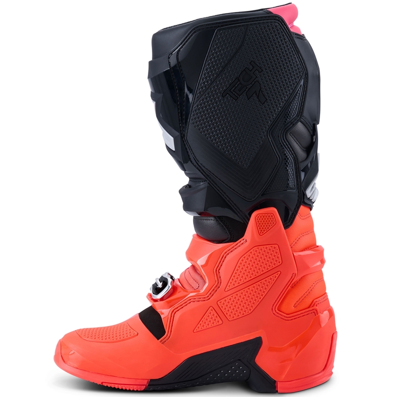 Alpinestars Tech 7 motoros csizma fekete-fluo piros-fluo rózsaszín