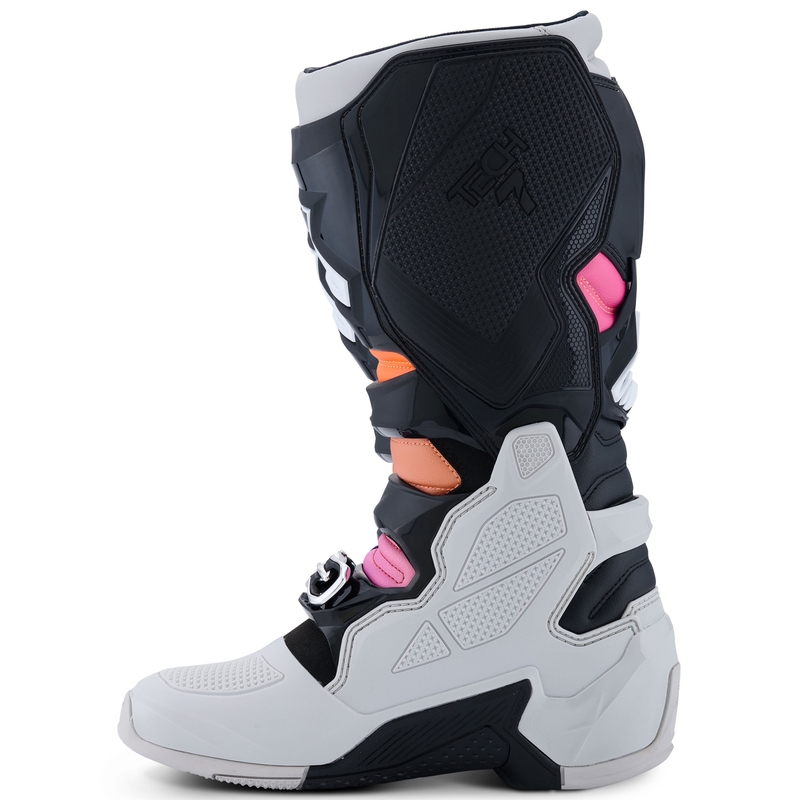 Alpinestars Tech 7 motoros csizma fekete-világosszürke-fluo narancssárga-gradient