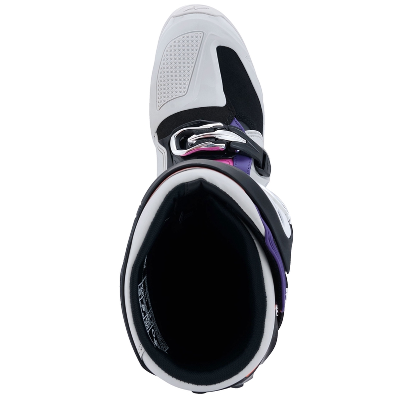 Alpinestars Tech 7 motoros csizma fekete-világosszürke-fluo narancssárga-gradient