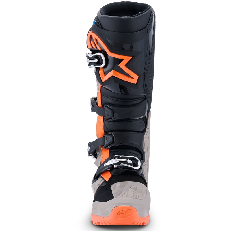 Alpinestars Tech 7 Enduro motoros csizma fekete-sötétszürke-fluo narancssárga