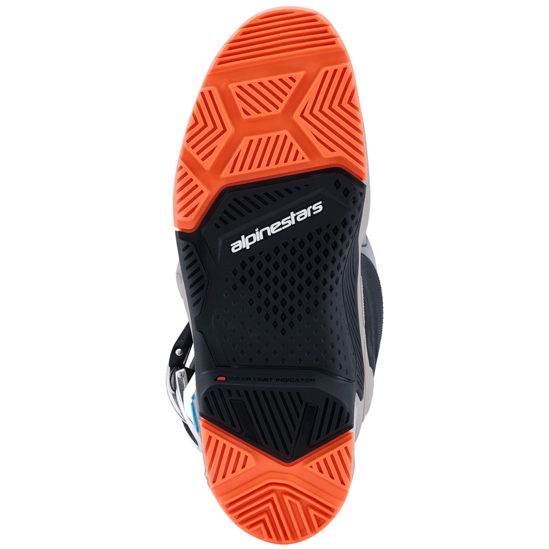 Alpinestars Tech 7 Enduro motoros csizma fekete-sötétszürke-fluo narancssárga