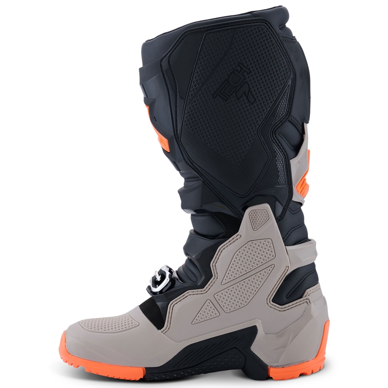 Alpinestars Tech 7 Enduro motoros csizma fekete-sötétszürke-fluo narancssárga