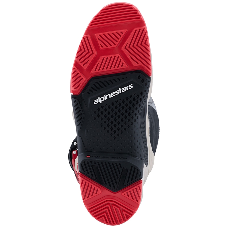 Alpinestars Tech 7 Enduro motoros csizma fekete-világosszürke-piros