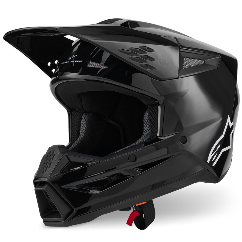 Alpinestars S-M3 Solid motokrossz bukósisak fekete