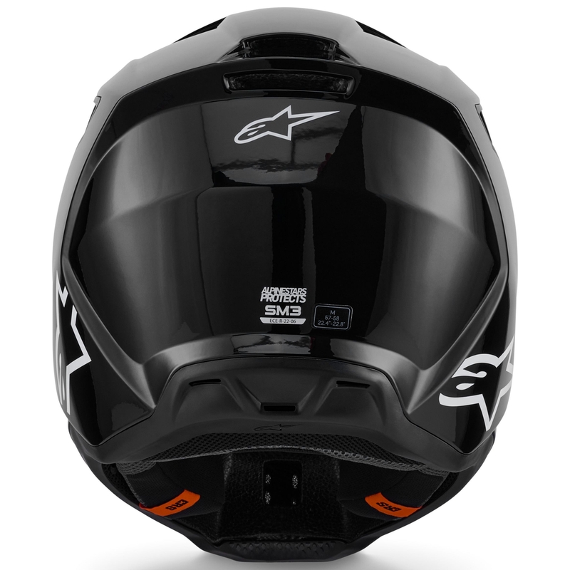 Alpinestars S-M3 Solid motokrossz bukósisak fekete