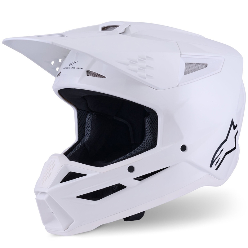 Alpinestars S-M3 Solid motokrossz bukósisak fehér