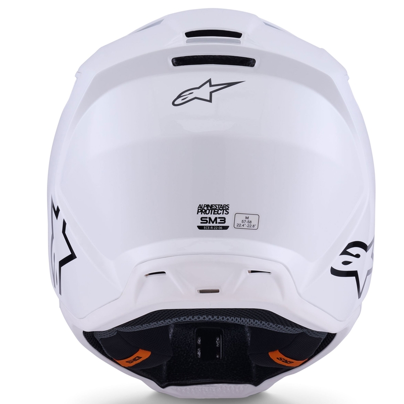 Alpinestars S-M3 Solid motokrossz bukósisak fehér