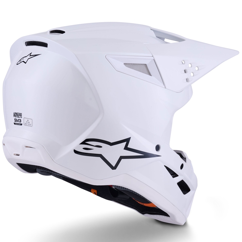 Alpinestars S-M3 Solid motokrossz bukósisak fehér