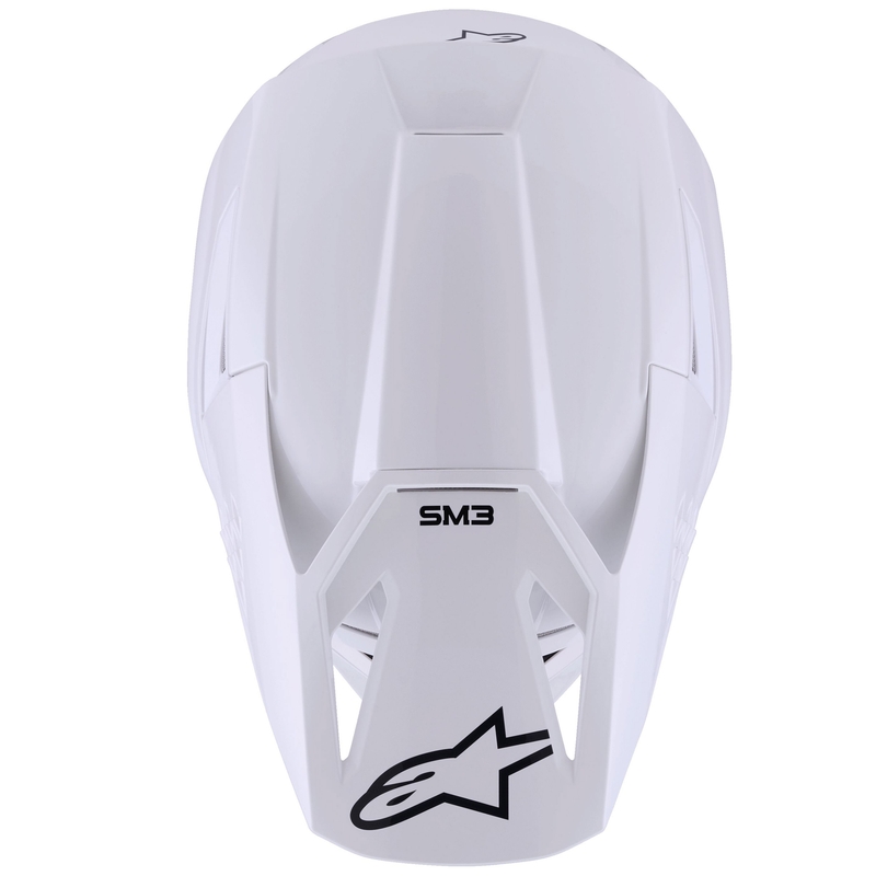 Alpinestars S-M3 Solid motokrossz bukósisak fehér