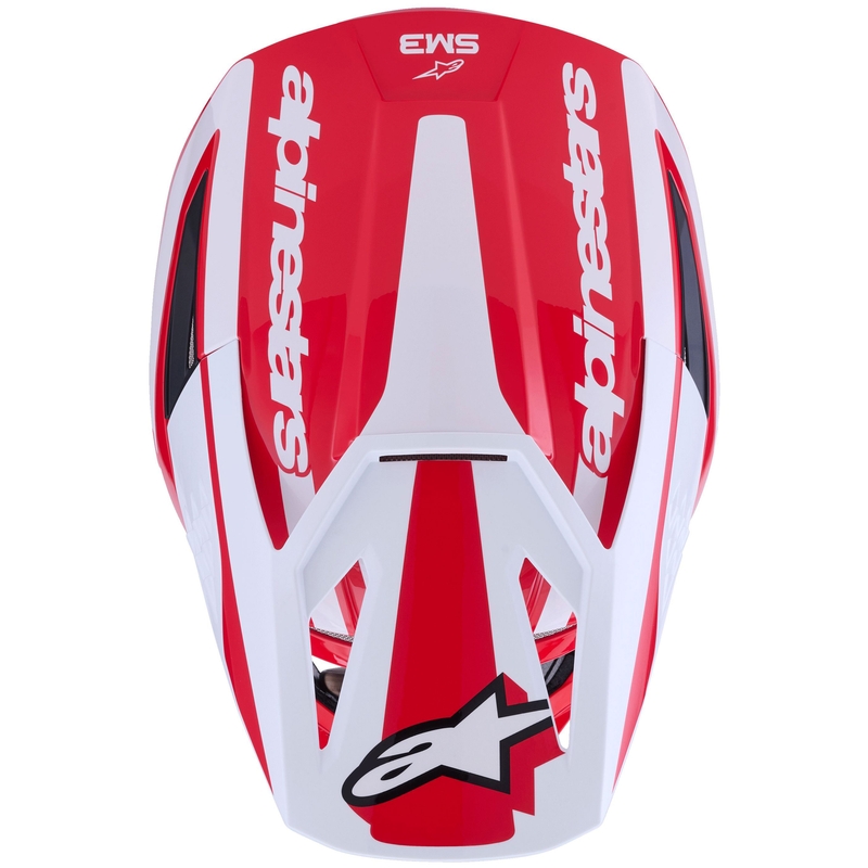 Alpinestars S-M3 Heat motokrossz bukósisak piros-fehér-fekete
