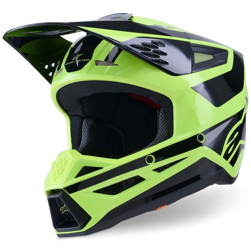 Alpinestars S-M3 Heat motokrossz bukósisak fluo sárga-fekete