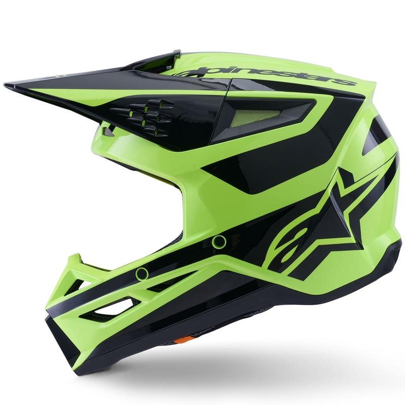 Alpinestars S-M3 Heat motokrossz bukósisak fluo sárga-fekete
