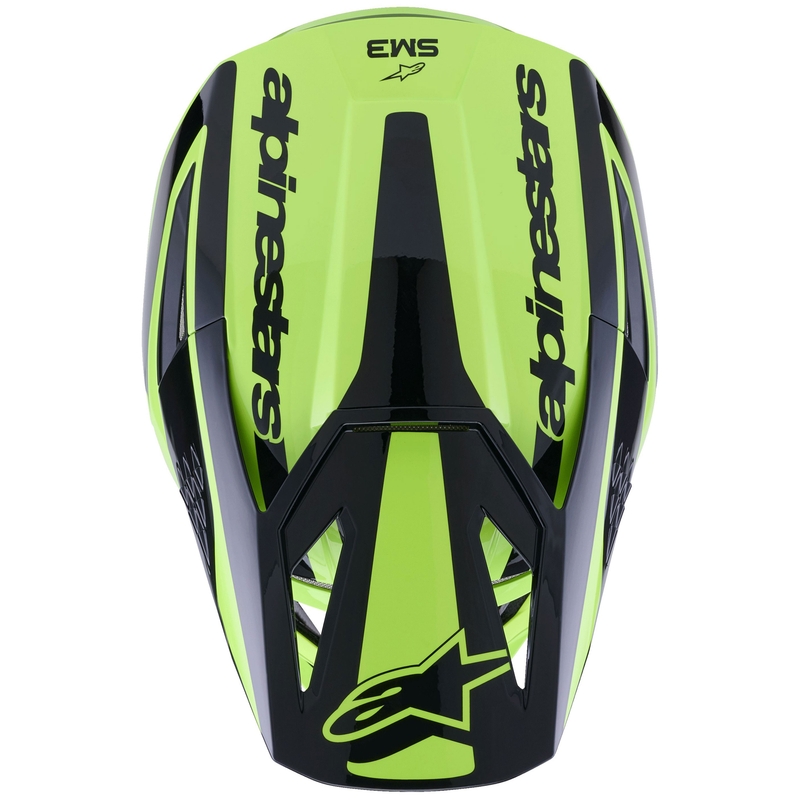 Alpinestars S-M3 Heat motokrossz bukósisak fluo sárga-fekete