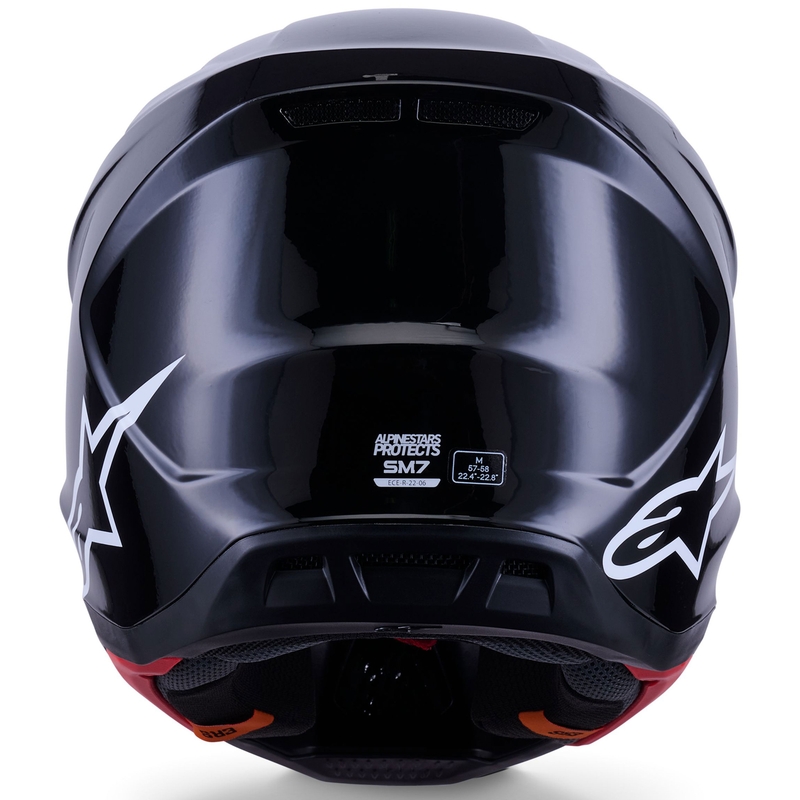 Alpinestars SM7 Solid motokrossz bukósisak fekete