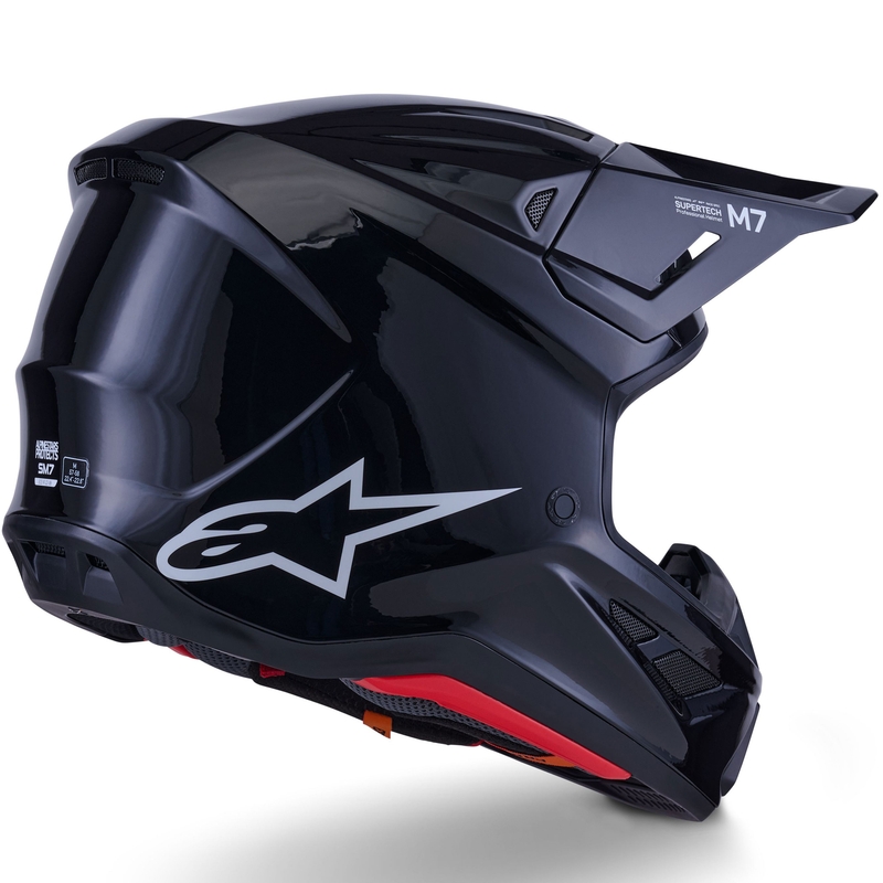 Alpinestars SM7 Solid motokrossz bukósisak fekete