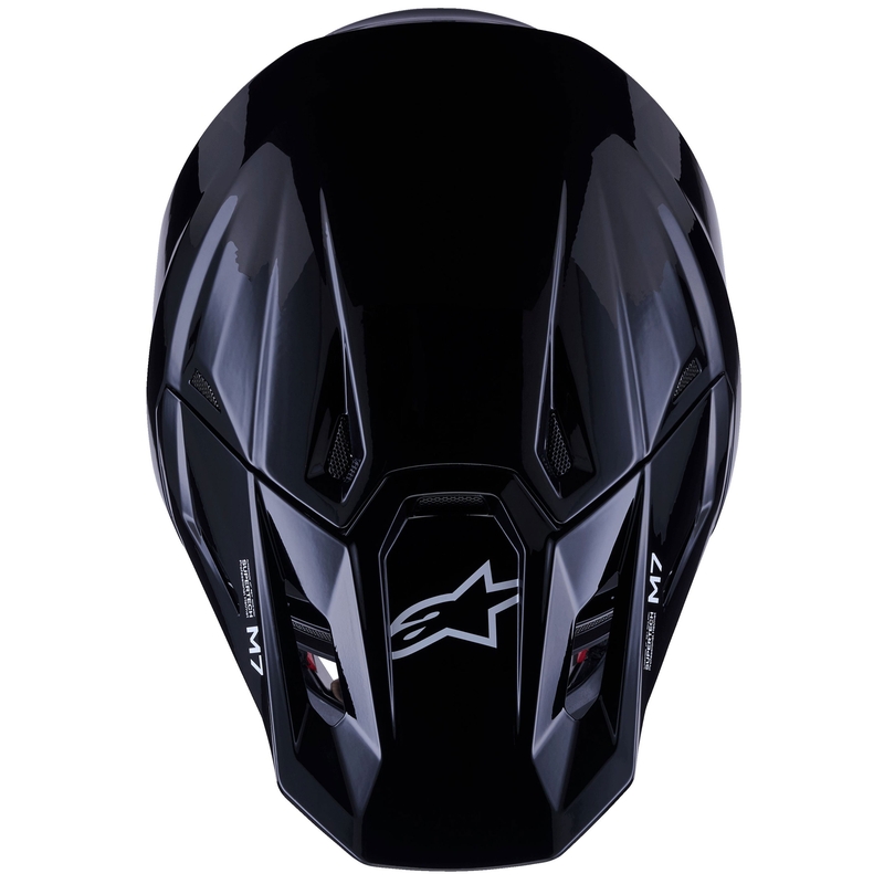 Alpinestars SM7 Solid motokrossz bukósisak fekete