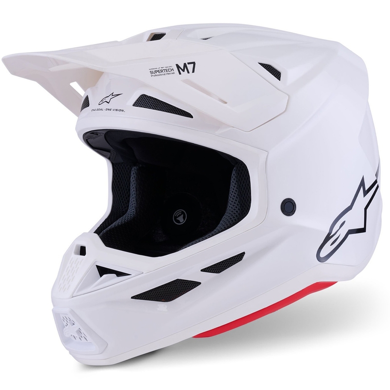 Alpinestars SM7 Solid motokrossz bukósisak fehér