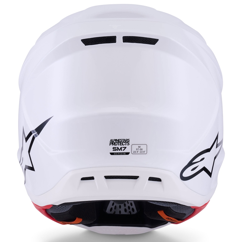 Alpinestars SM7 Solid motokrossz bukósisak fehér