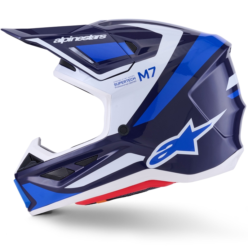 Alpinestars SM7 Rise motokrossz bukósisak kék-fehér