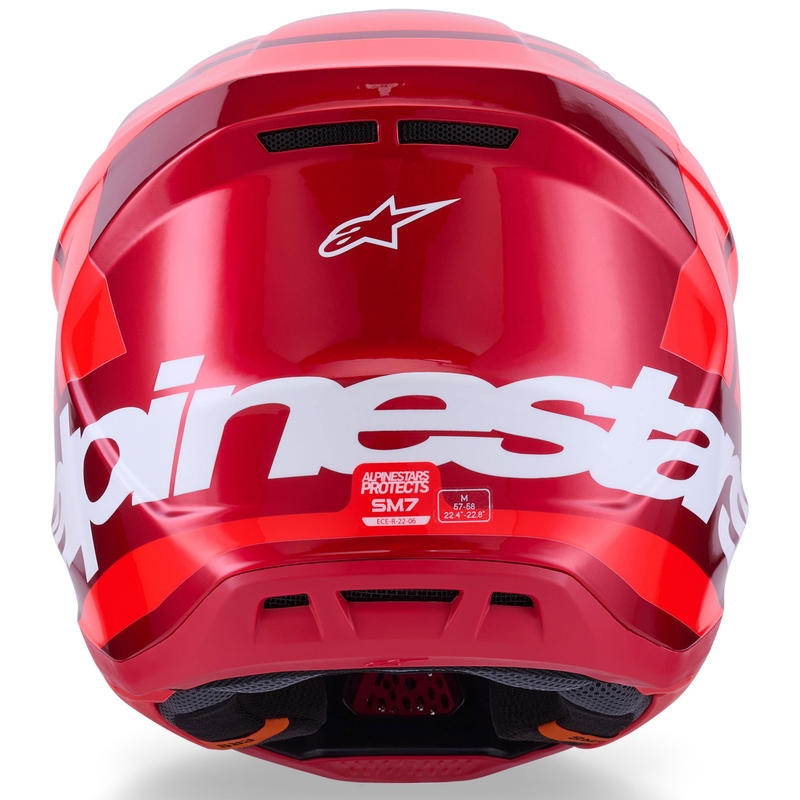 Alpinestars SM7 Core motokrossz bukósisak piros
