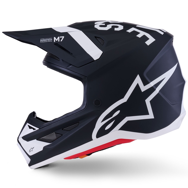 Alpinestars SM7 Dasher motokrossz bukósisak matt fekete-fehér