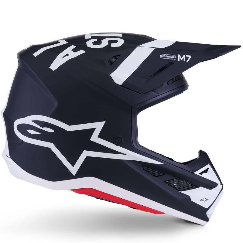 Alpinestars SM7 Dasher motokrossz bukósisak matt fekete-fehér