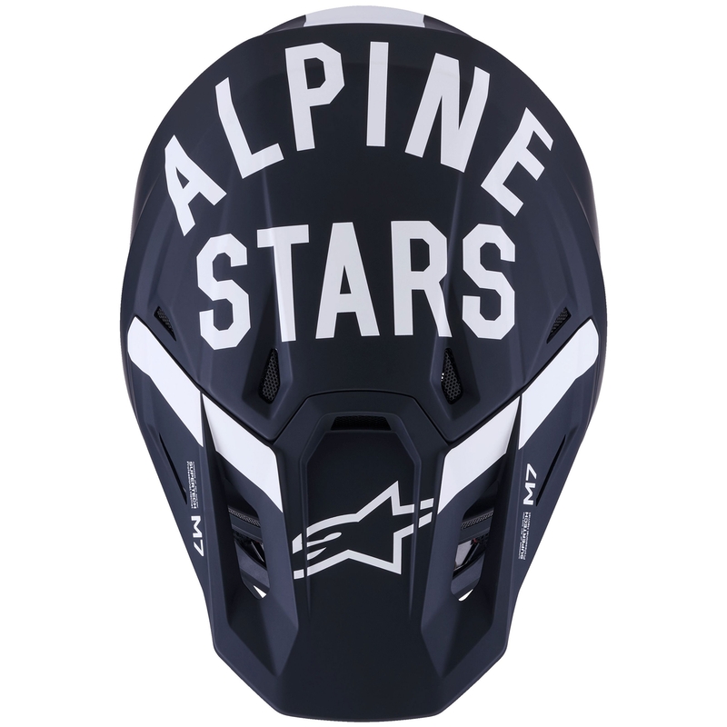 Alpinestars SM7 Dasher motokrossz bukósisak matt fekete-fehér