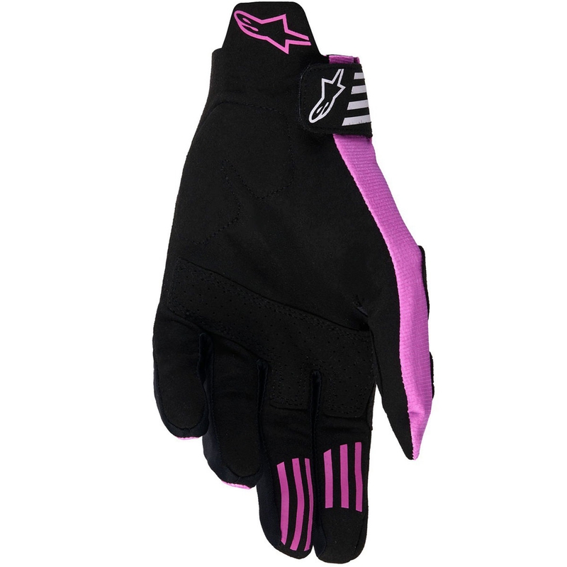 Alpinestars Techstar motokrossz kesztyű fekete-világosszürke-lila