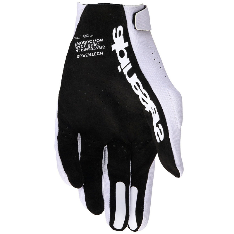 Alpinestars Supertech MX motokrossz kesztyű világos orgonalila-fekete