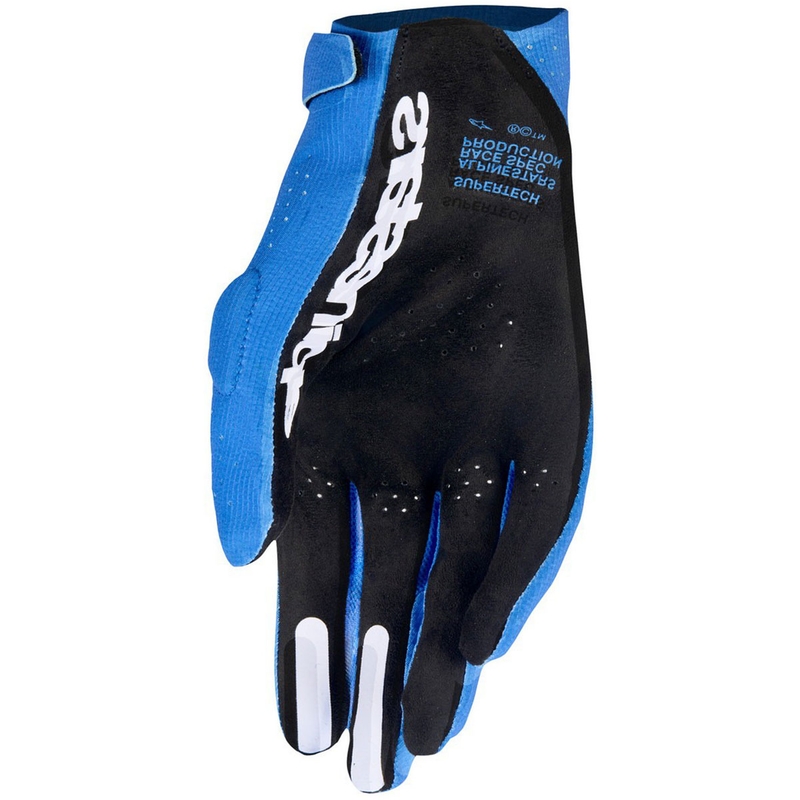 Alpinestars Supertech MX motokrossz kesztyű kék-fehér-fekete