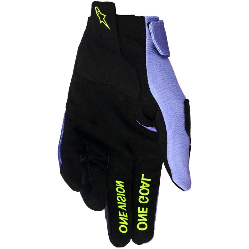 Alpinestars Radar motokrossz kesztyű lila-fluo sárga