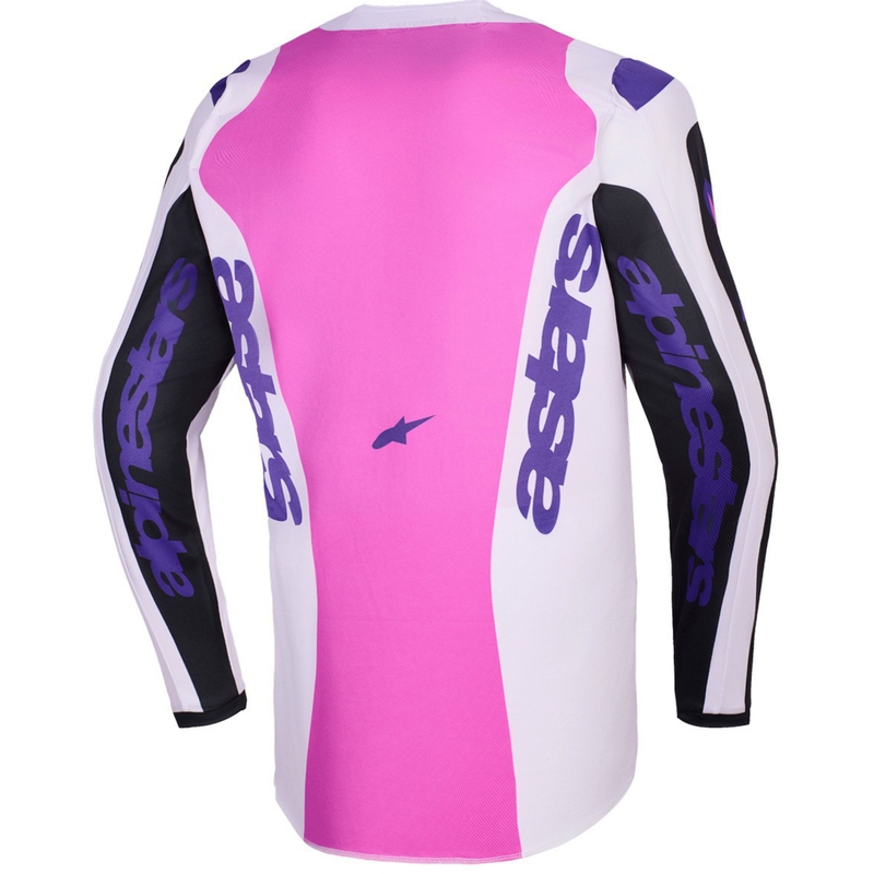 Alpinestars Fluid Grid motokrossz mez fekete-világosszürke-lila