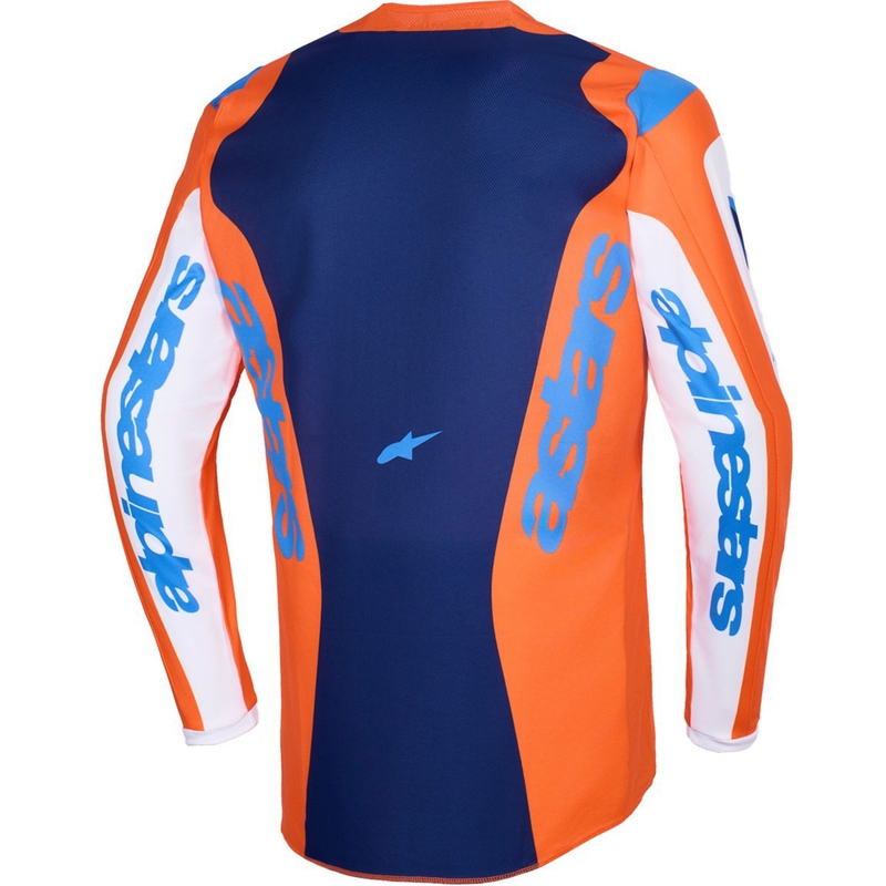 Alpinestars Fluid Grid motokrossz mez narancssárga-kék