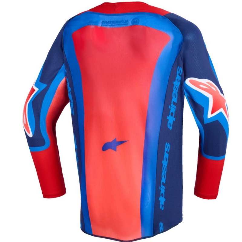 Alpinestars Supertech Vista Youth gyerek motokrossz sötétkék-korall-kobaltkék