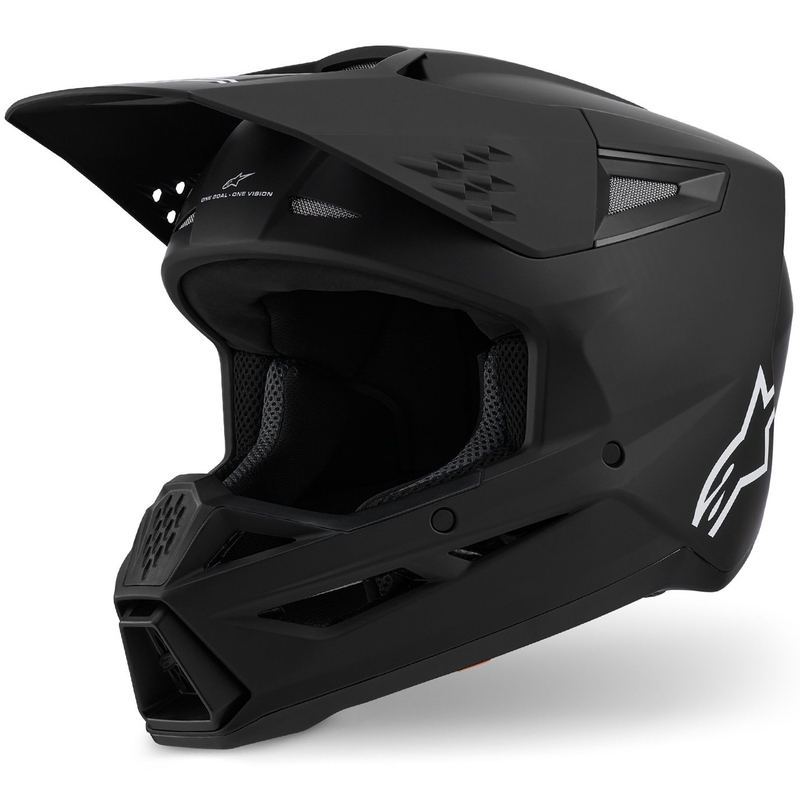Alpinestars S-M3 Solid motokrossz bukósisak matt fekete