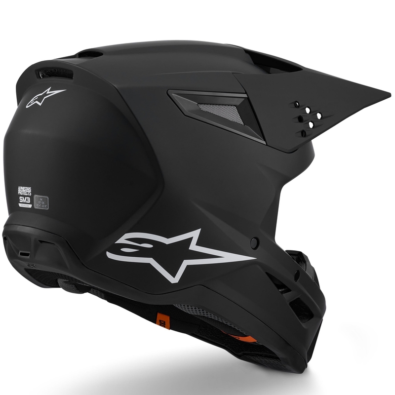 Alpinestars S-M3 Solid motokrossz bukósisak matt fekete