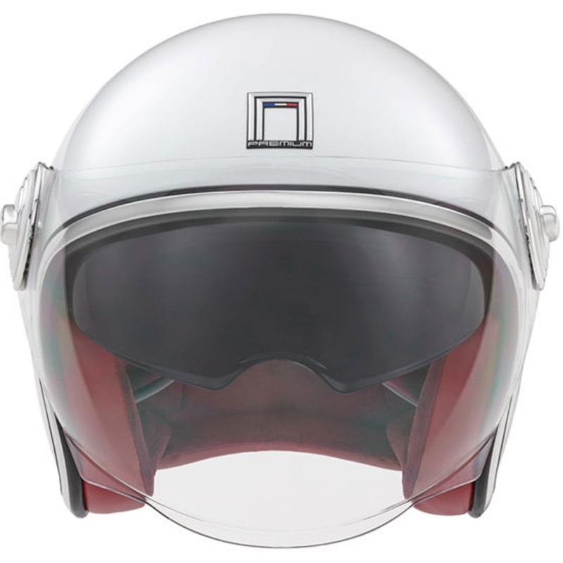 NOX PREMIUM Heritage nyitott motoros bukósisak fehér