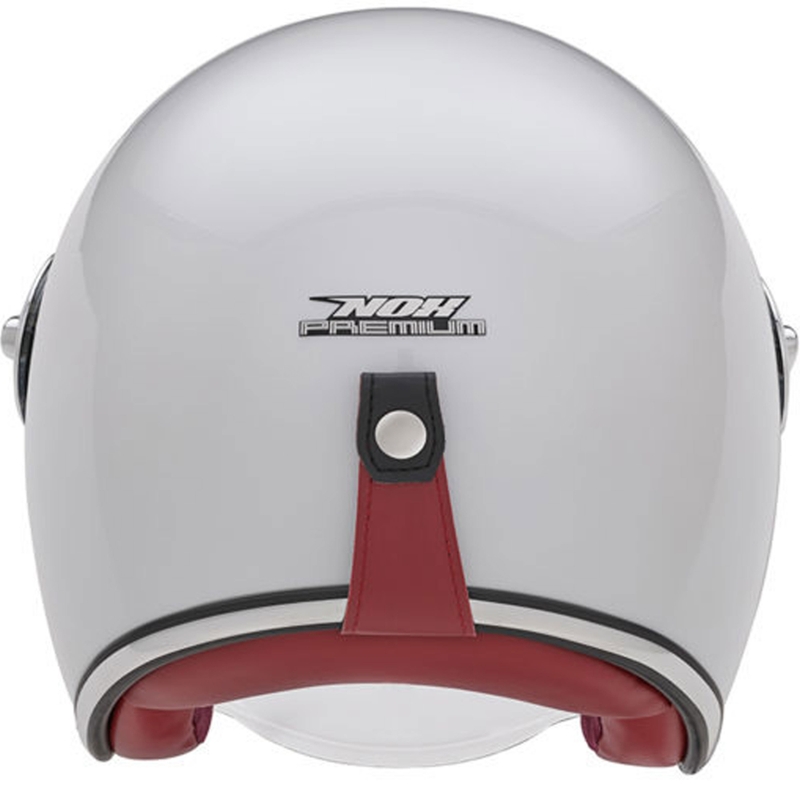 NOX PREMIUM Heritage nyitott motoros bukósisak fehér