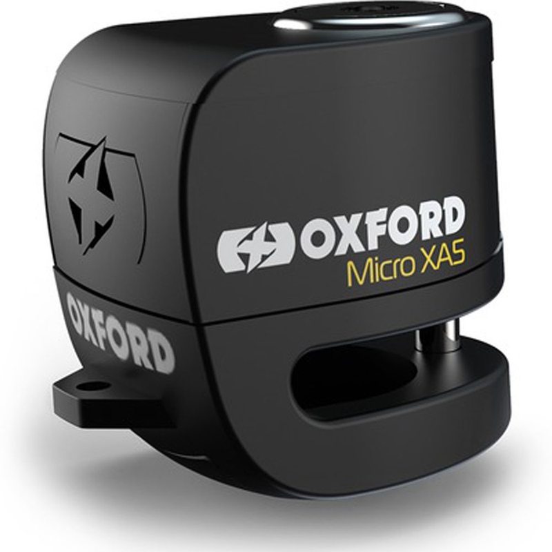Oxford Micro XA5 tárcsafékzár beépített riasztóval fekete