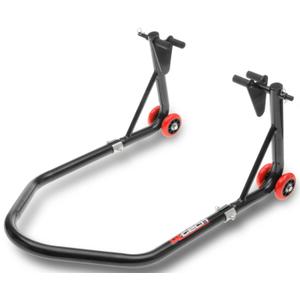 Q-TECH első/hátsó motorkerékpár állvány fekete