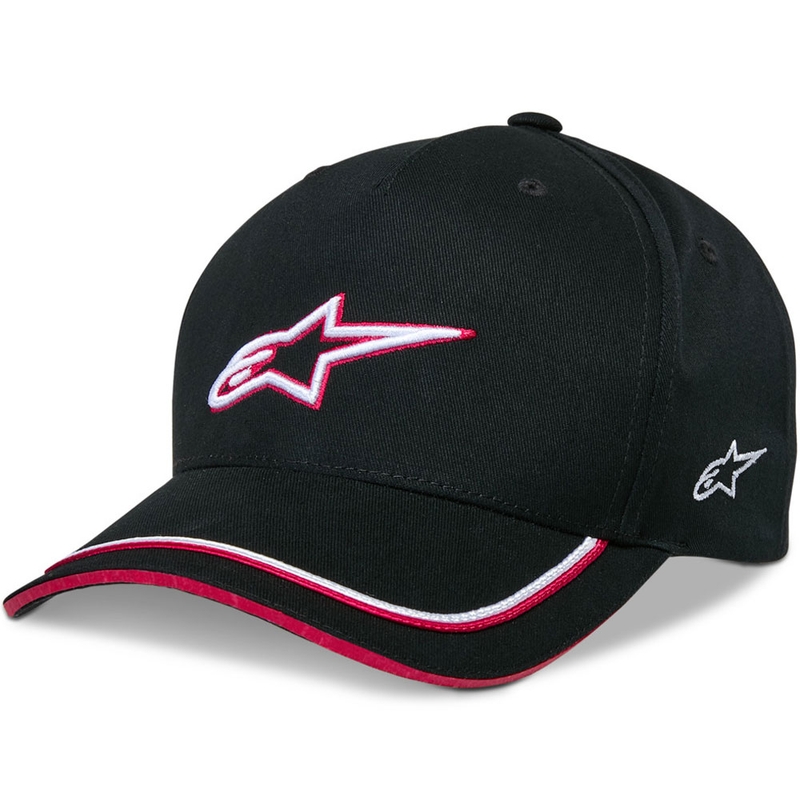 Alpinestars Ascencion Snapback siltes sapka fekete-piros