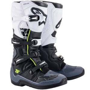 Boty na motorku Alpinestars TECH 5 černo-šedo-bílo-fluo žluté