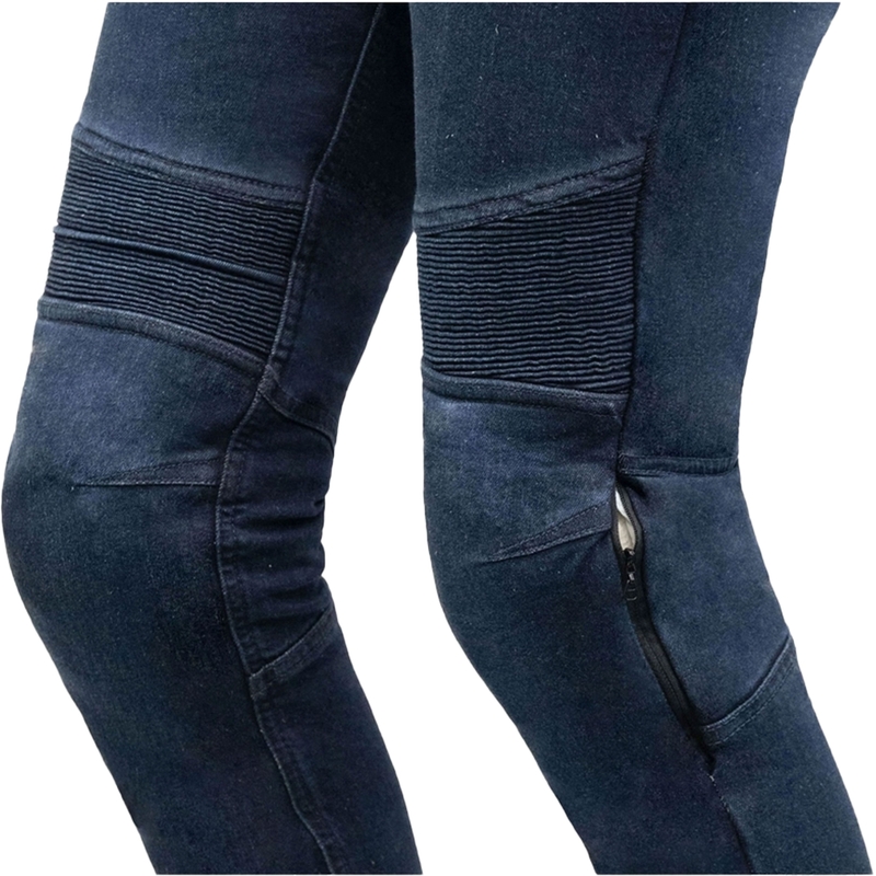 Street Racer Spike II Slim fit CE női motoros farmer kék