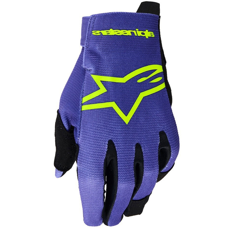 Alpinestars Radar Youth gyerek motokrossz kesztyű lila-fluo sárga