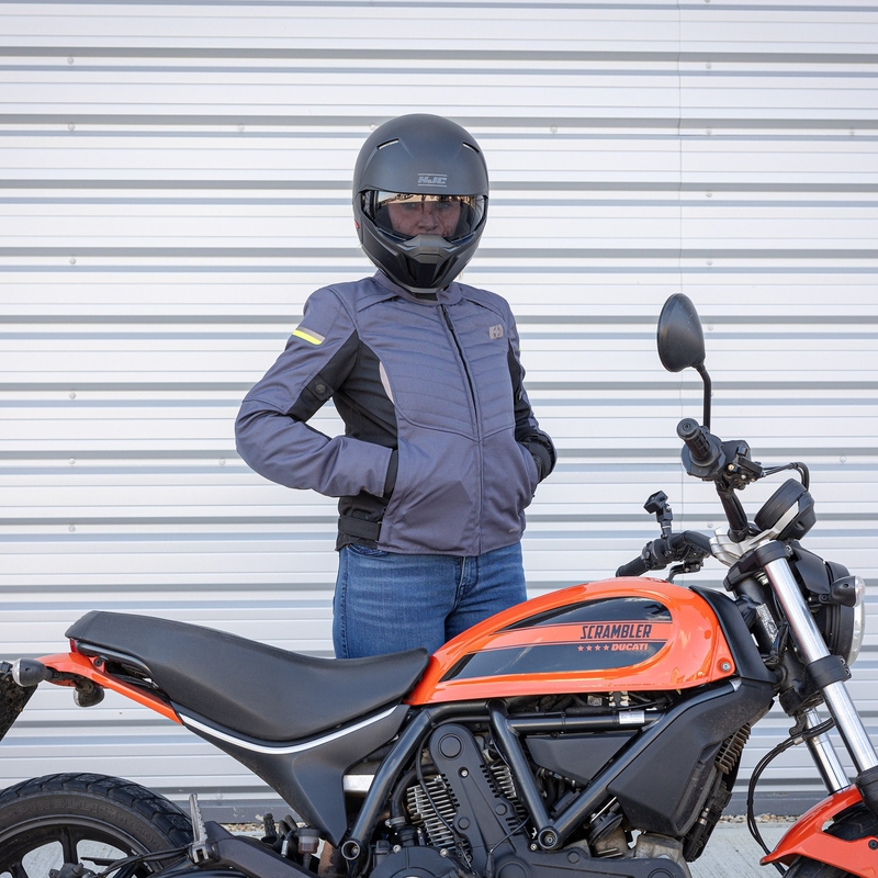 OXFORD VALENCIA 2D 3.0 női motoros kabát fekete-szürke