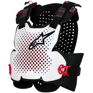 Chránič hrudi Alpinestars A-4 Plasma černo-červeno-bílý