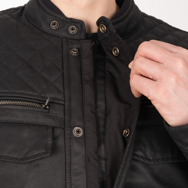 OXFORD HARDY 2.0 motoros kabát fekete
