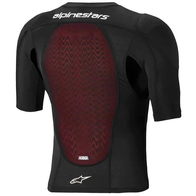 Alpinestars Bionic Plasma LT testprotektor rövid ujjú fekete-piros-fehér