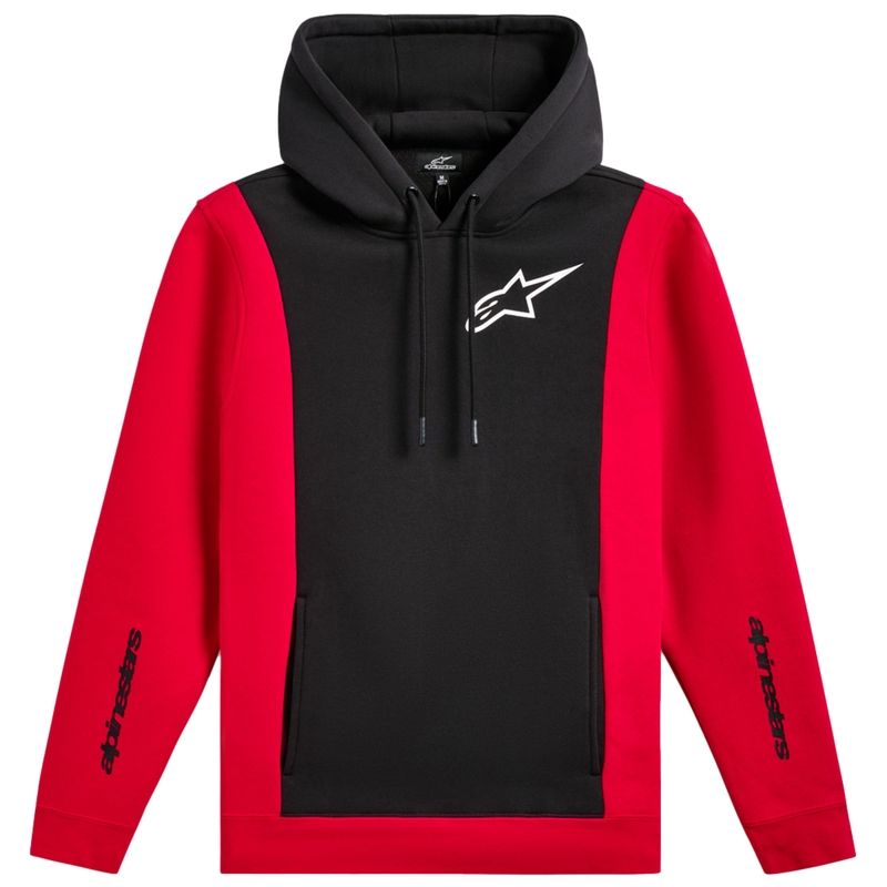 Alpinestars Ignite Hoodie pulóver fekete-piros